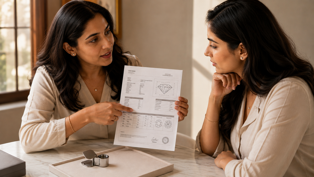 How to Read a Diamond Certificate: The 4Cs, Grading Reports & What Actually Matters
