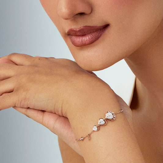 Layered Hearts Bracelet